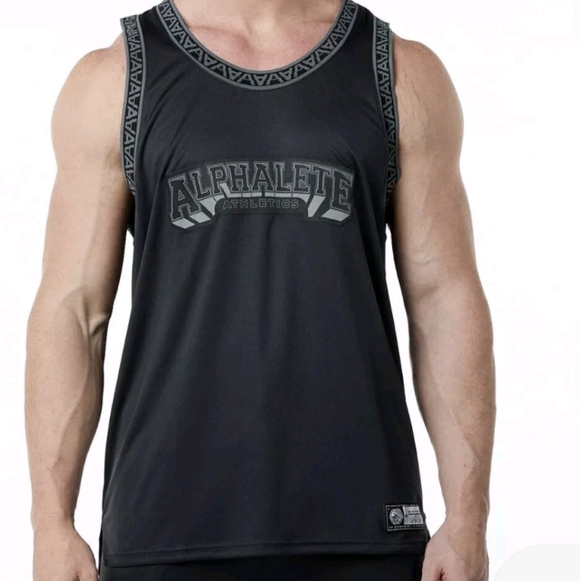 NWT Alphalete Men's Varsity Basketball Tank Top Jersey Size 3XL - Picture 1 of 10